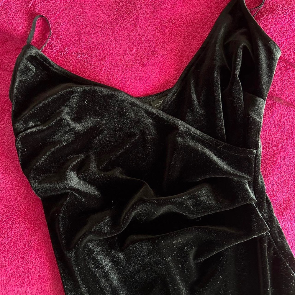 black velvet maxi WINDSOR dress